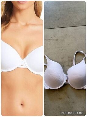 Fine Lines Cotton Blend Bra
